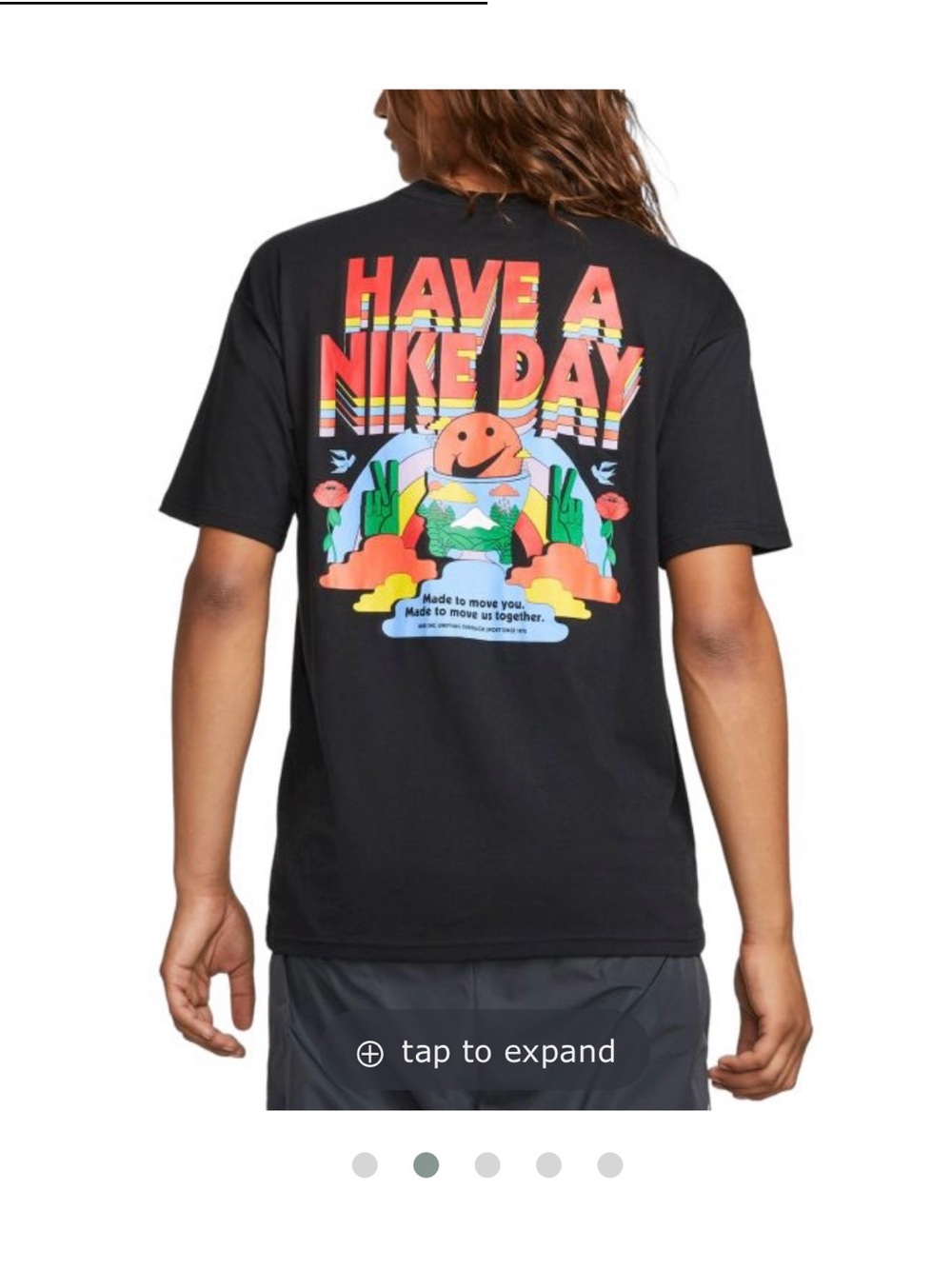 Nike sports Have a nice day tee unisex size S